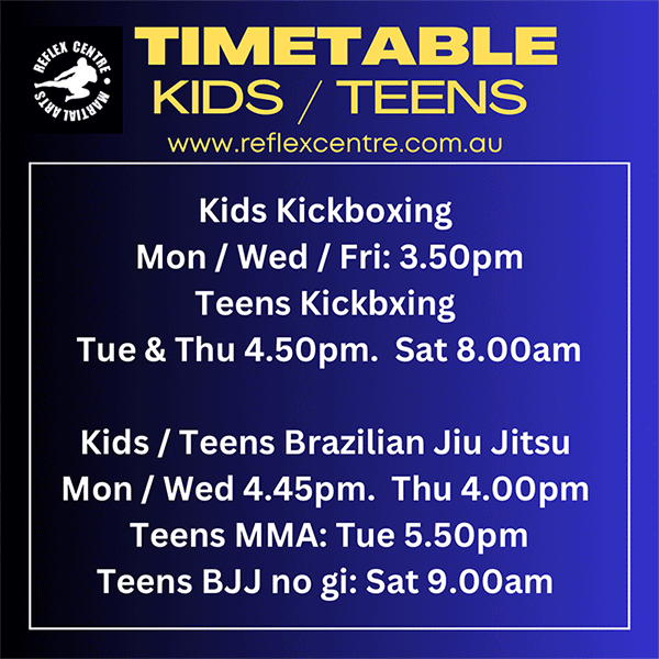 Reflex Kids/Teens Muay Thai Kickboxing